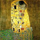 Gustav Klimt The Kiss painting